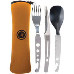 UST utilitensil set with carry case, ideal for camping and backpacking
