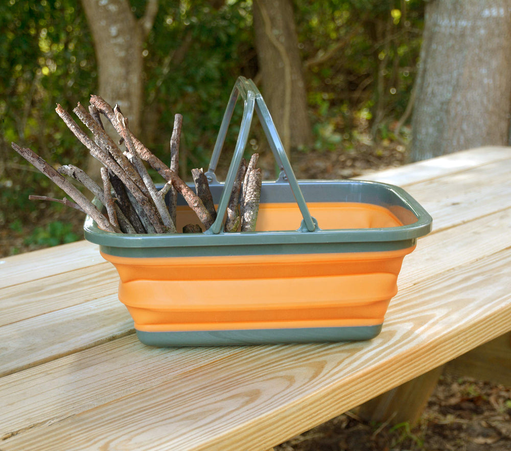 ustFlexWare sink with sturdy rim and base provides stability during use