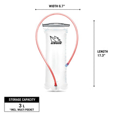 USWE Elite quick disconnect drink tube enables fast setup on the go