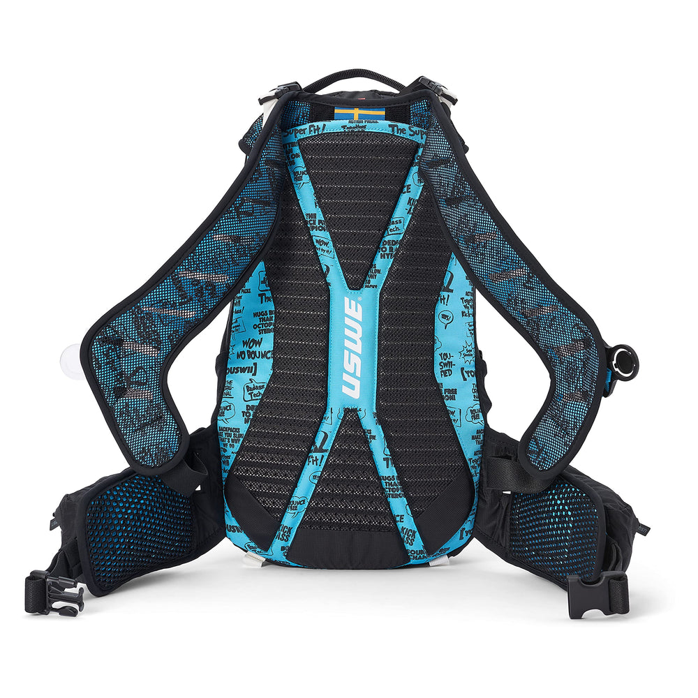 USWE Flow 25L helmet carry system for easy transport