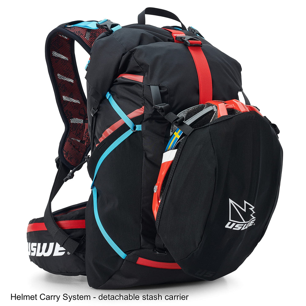 USWE Hajker 30L 11-pocket layout keeps items organized