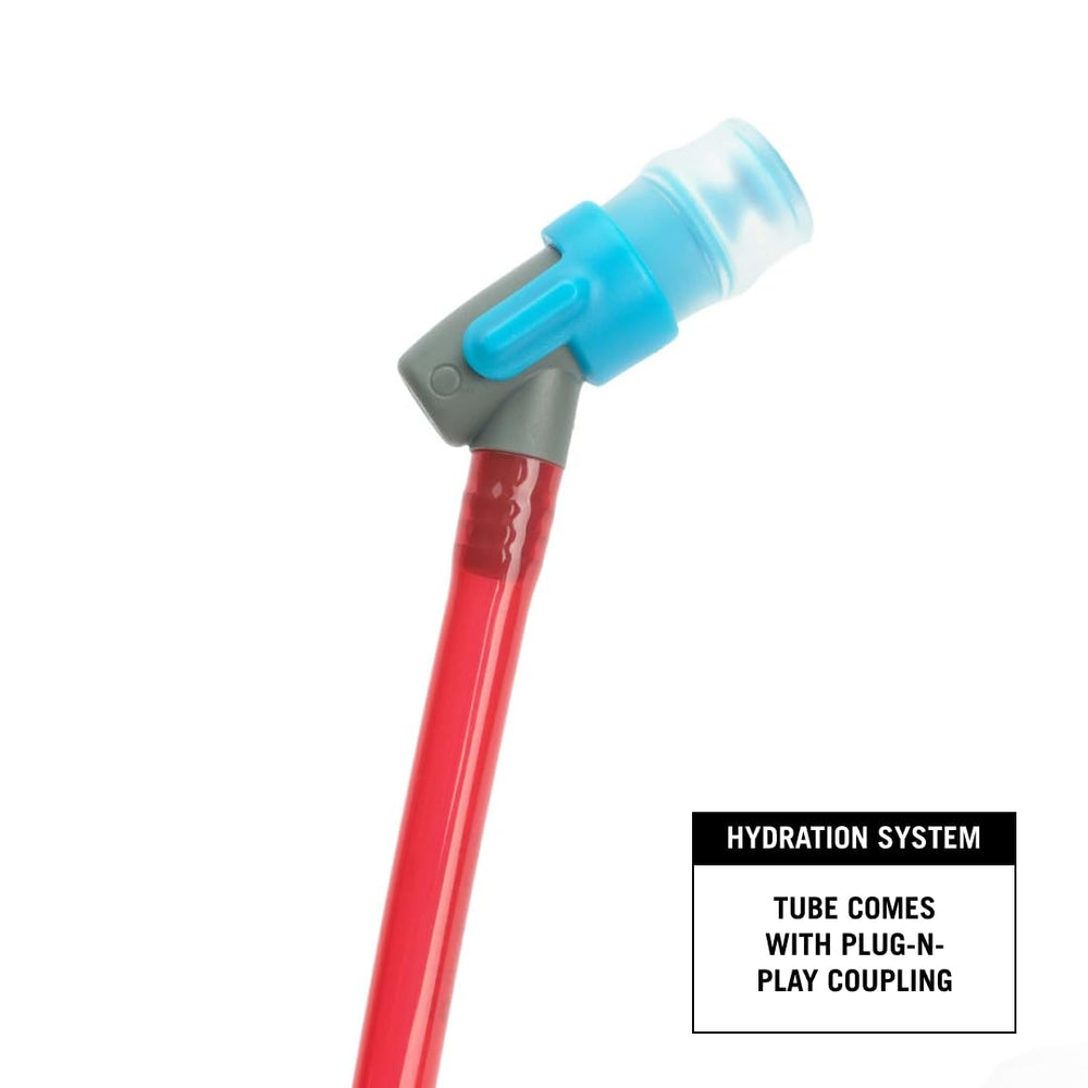 USWE Hydraflex tube flexibility close-up illustrating non-kinking design and smooth routing