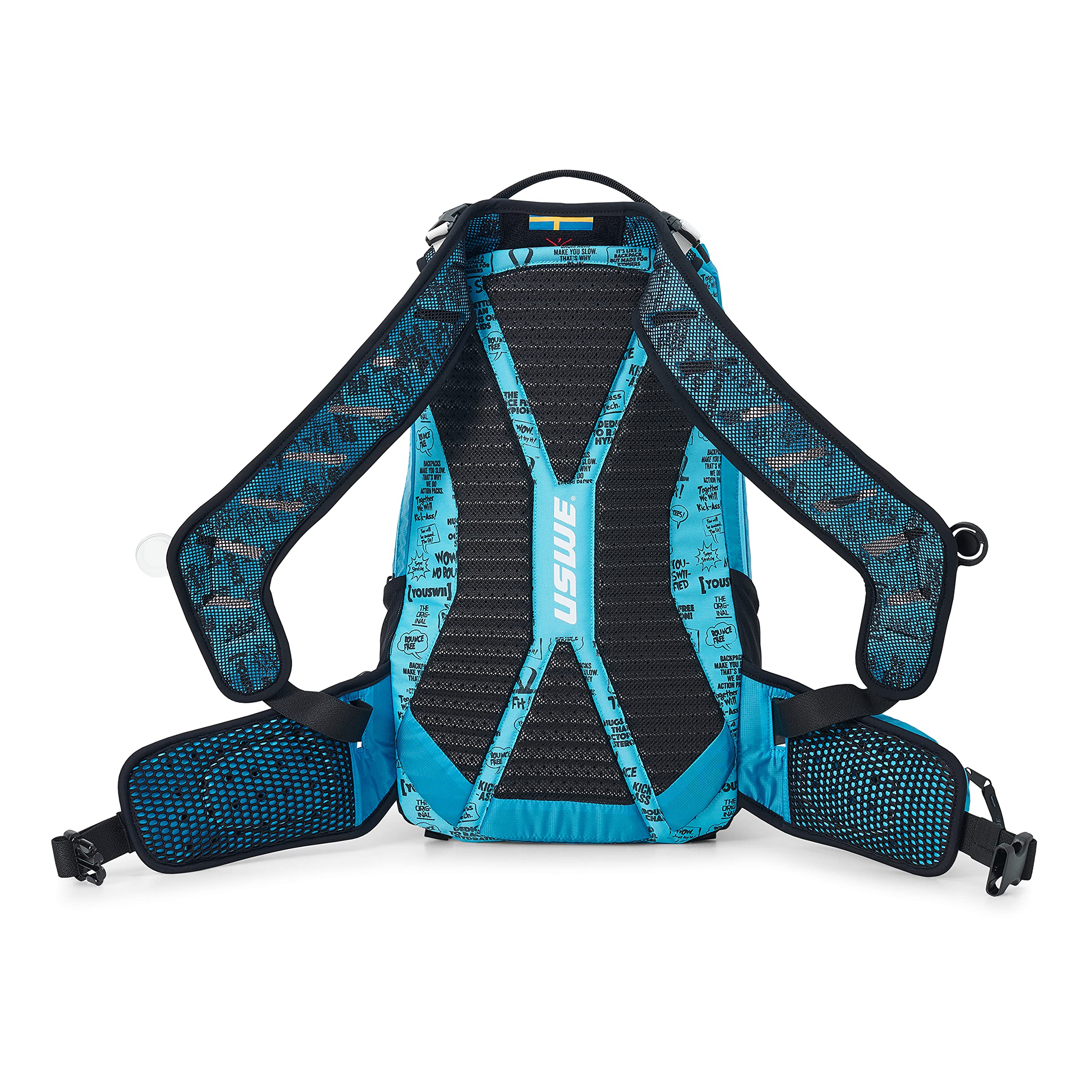 USWE Shred 16L armor attachment and helmet carry system for gear