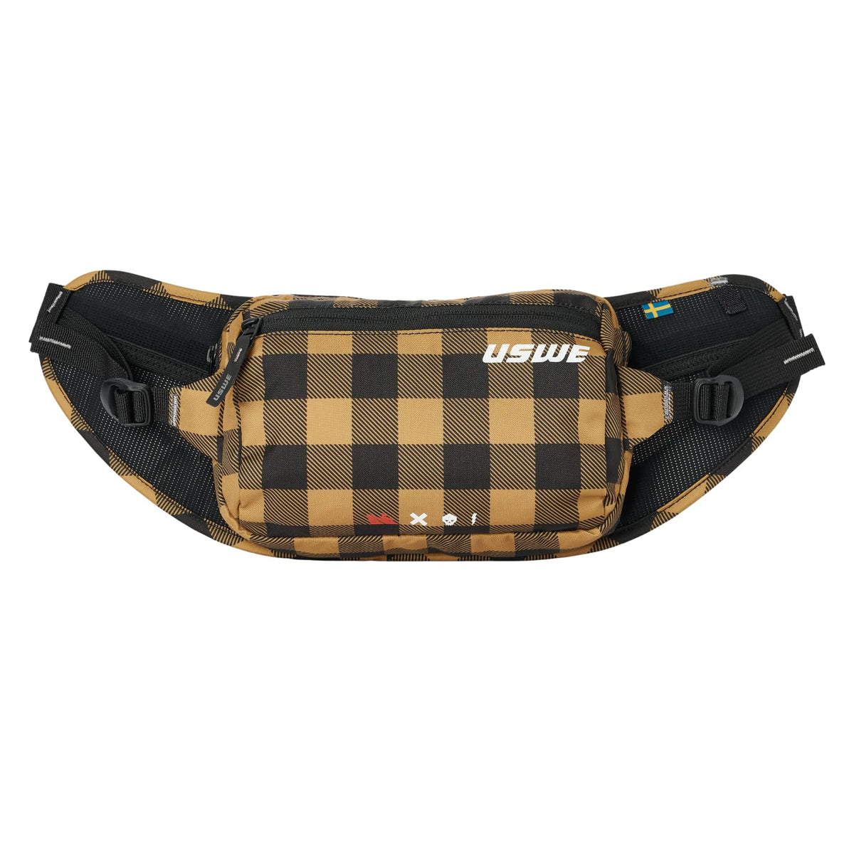 USWE waist pack hydration-2l for MTB rides, on-the-go water capacity.