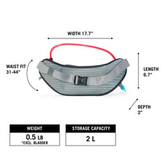 USWE Zulo main compartment keeps essentials organized for quick access.