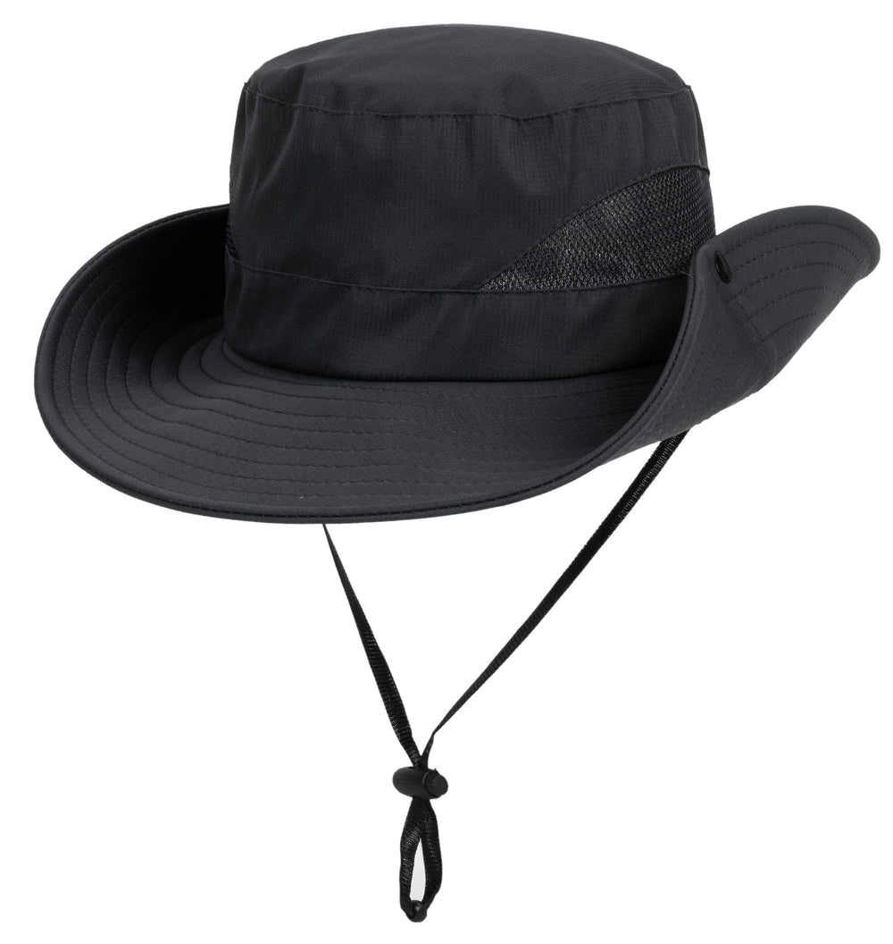 Utaly lightweight hat folded for easy packing in a bag.