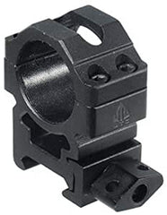 UTG 1in Med Pro Max rings with four-screw stability on a Picatinny rail