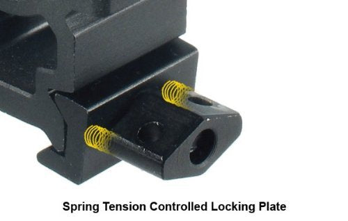 UTG 1in Med Pro Max rings inner protective tape protects optics during mounting