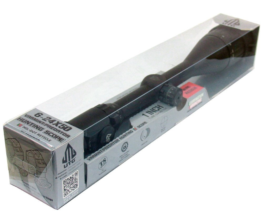 Weatherproof, nitrogen-filled UTG scope ready for fog and rain resistance