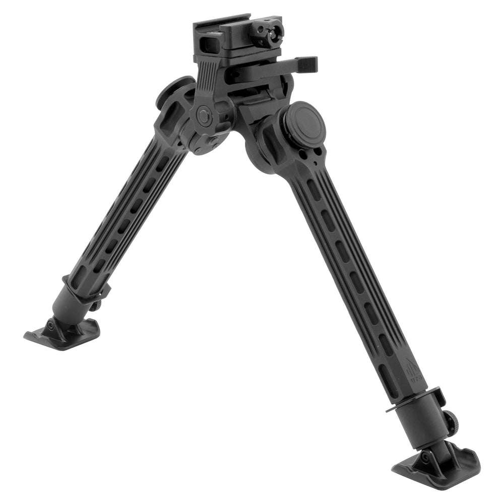 UTG Big Bore bipod folded profile for compact transport.