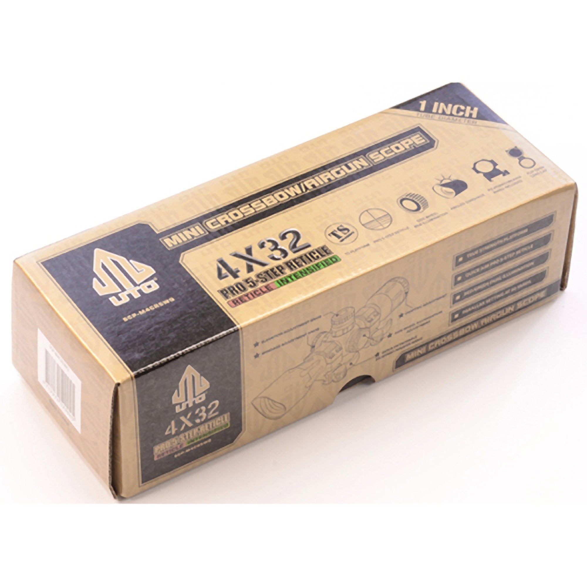 UTG crossbow scope parallax set at 50 yards supports practical use.