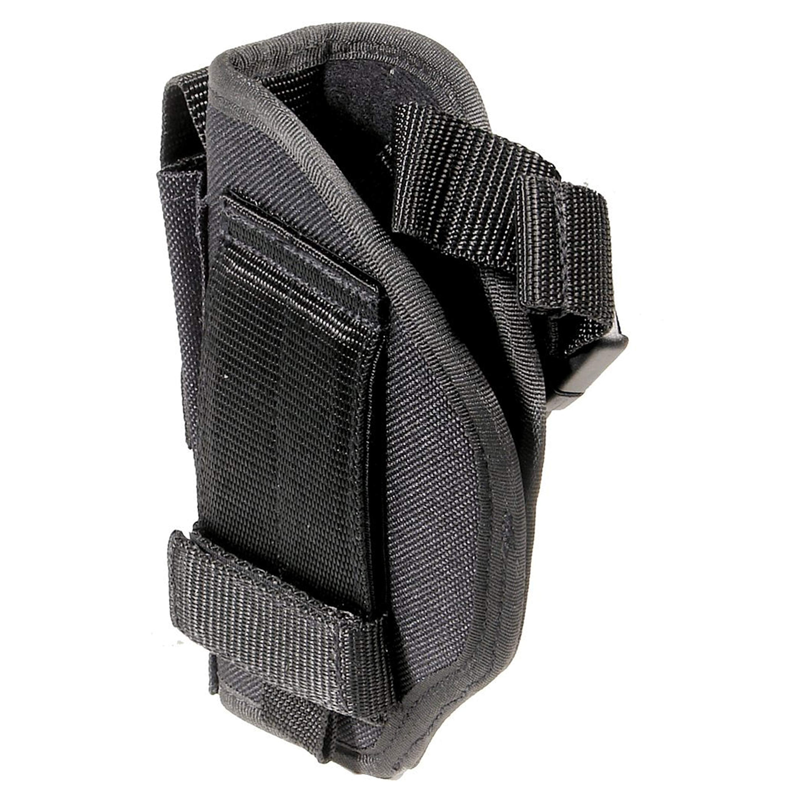 UTG Deluxe Commando Belt Holster side clip showing adjustable fit for various pistols