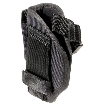 UTG Deluxe Commando Belt Holster side clip showing adjustable fit for various pistols
