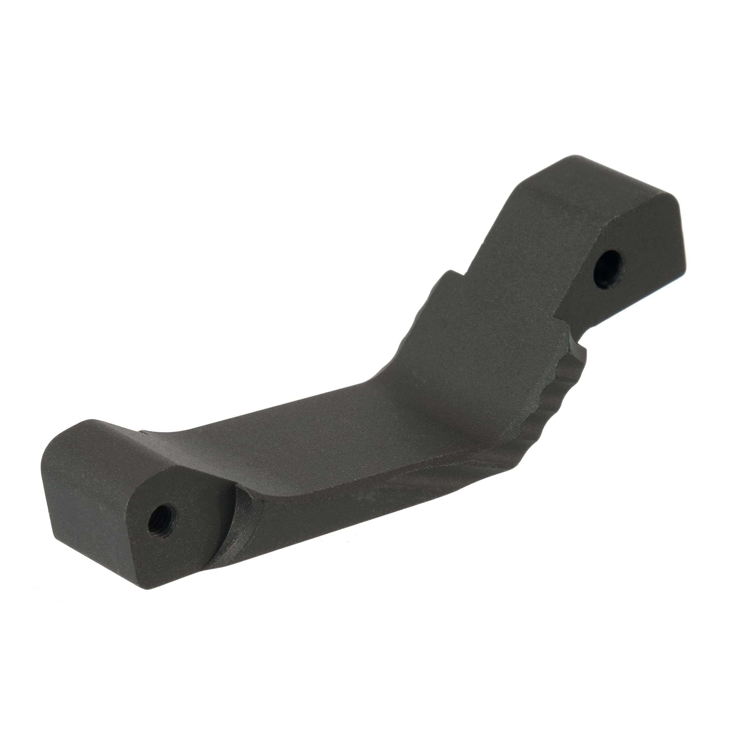 UTG oversized trigger guard matte black close-up for glove-friendly access.