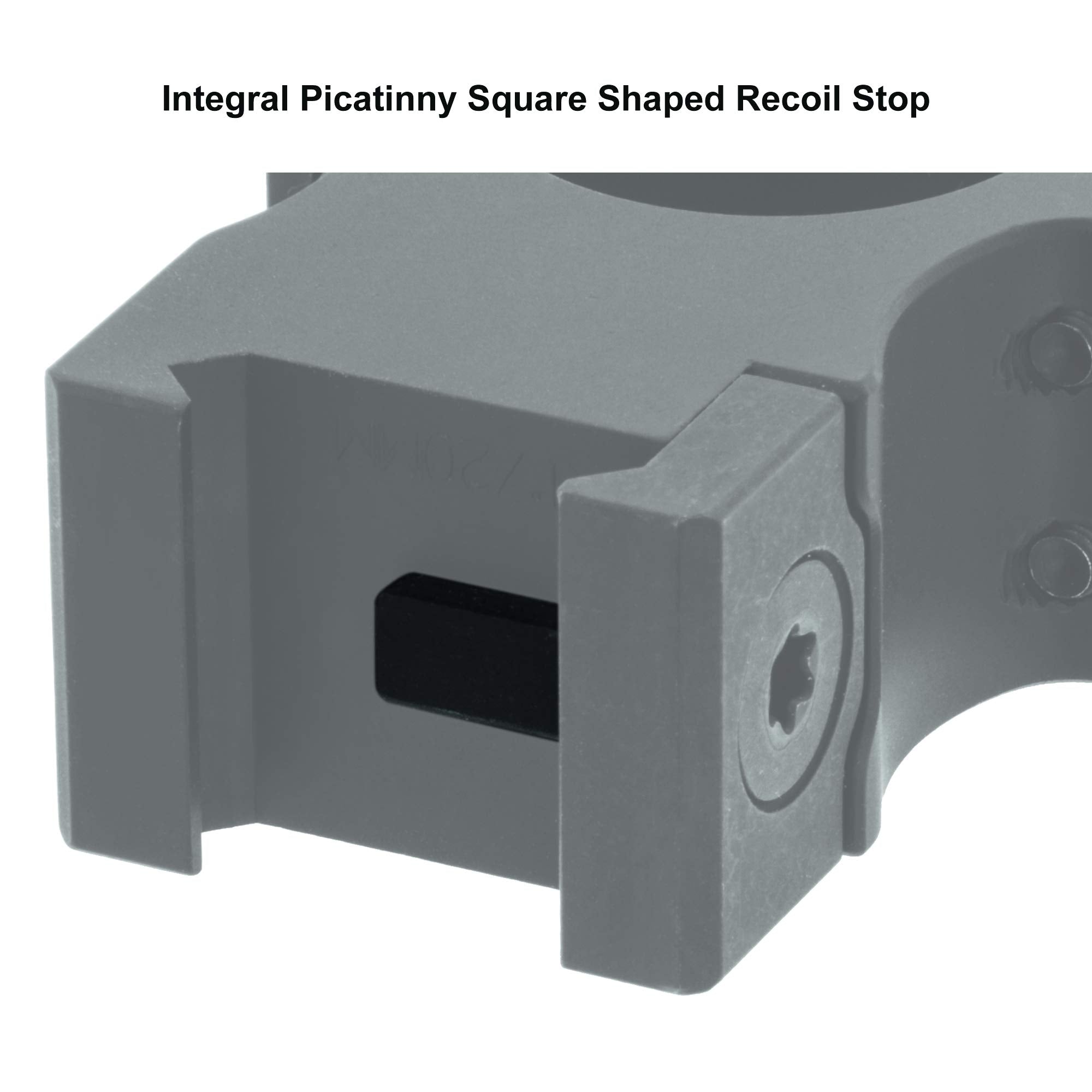 UTG Pro POI 34mm rings center height 32mm for optics alignment.