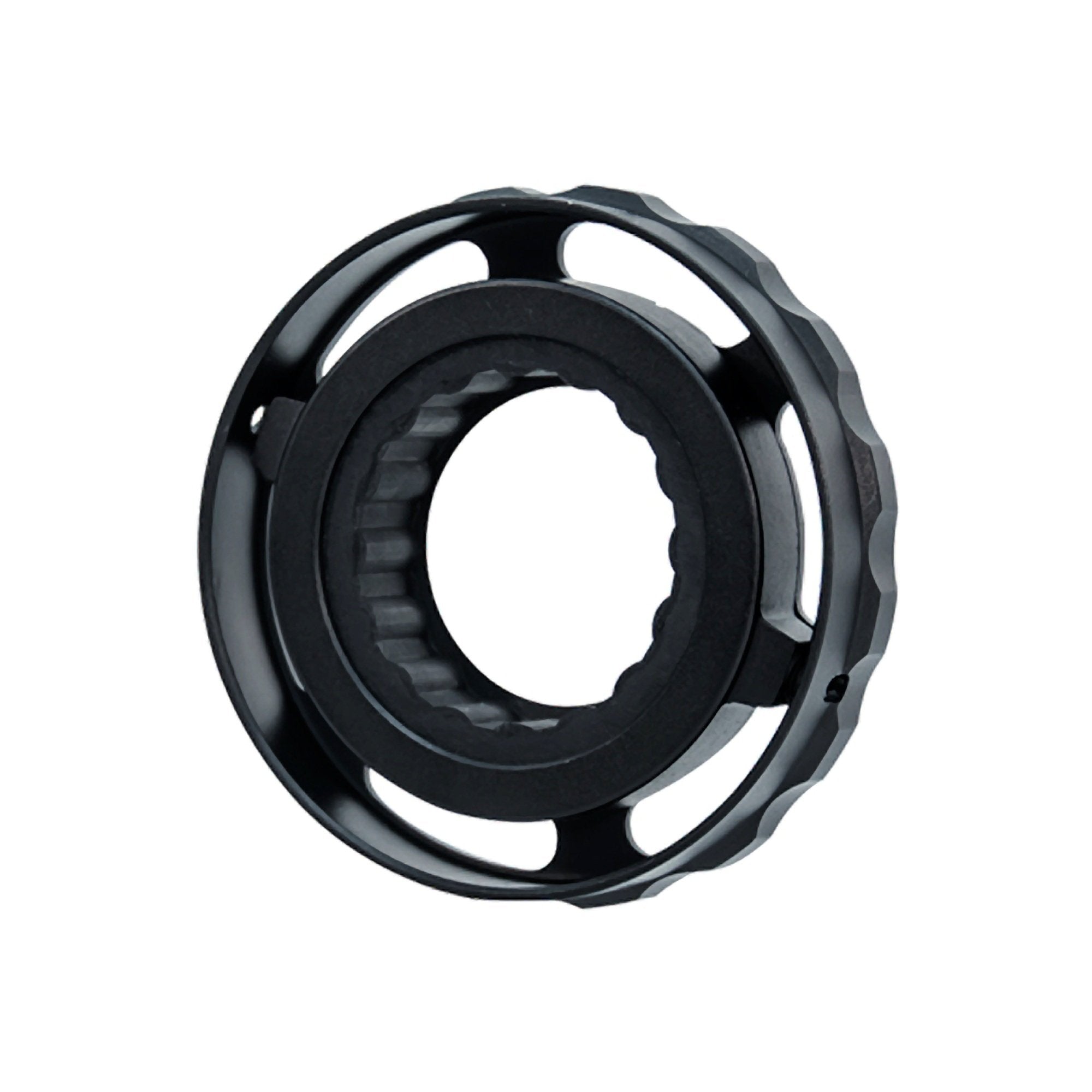 UTG 60mm add-on AO wheel – side view, black