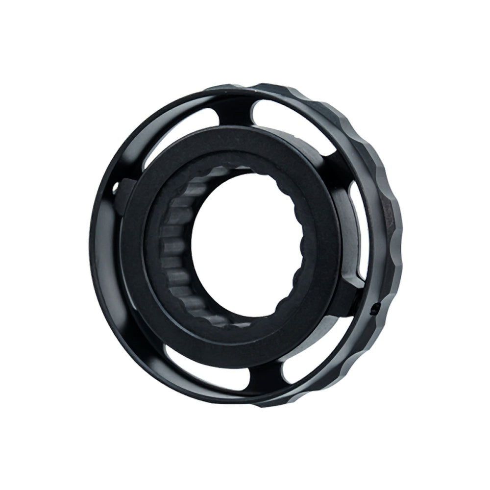 UTG 60mm add-on AO wheel – side view, black