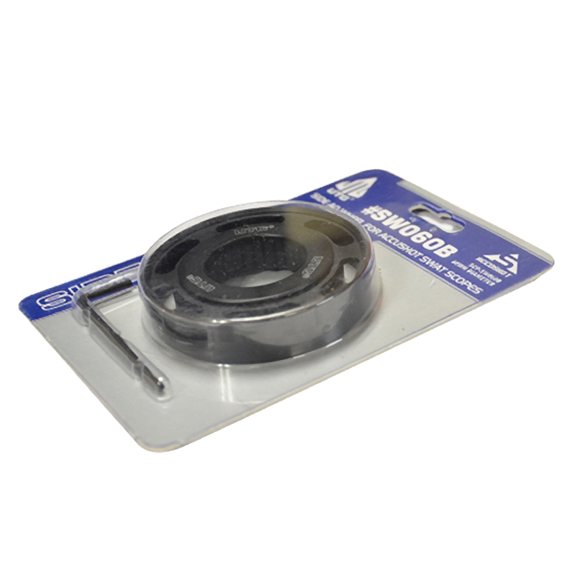 Installed UTG 60mm AO wheel on a Leapers/UTG 30mm AccuShot scope