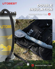 UTOBEST 3-layer insulation material visible on bladder for extreme temperature retention