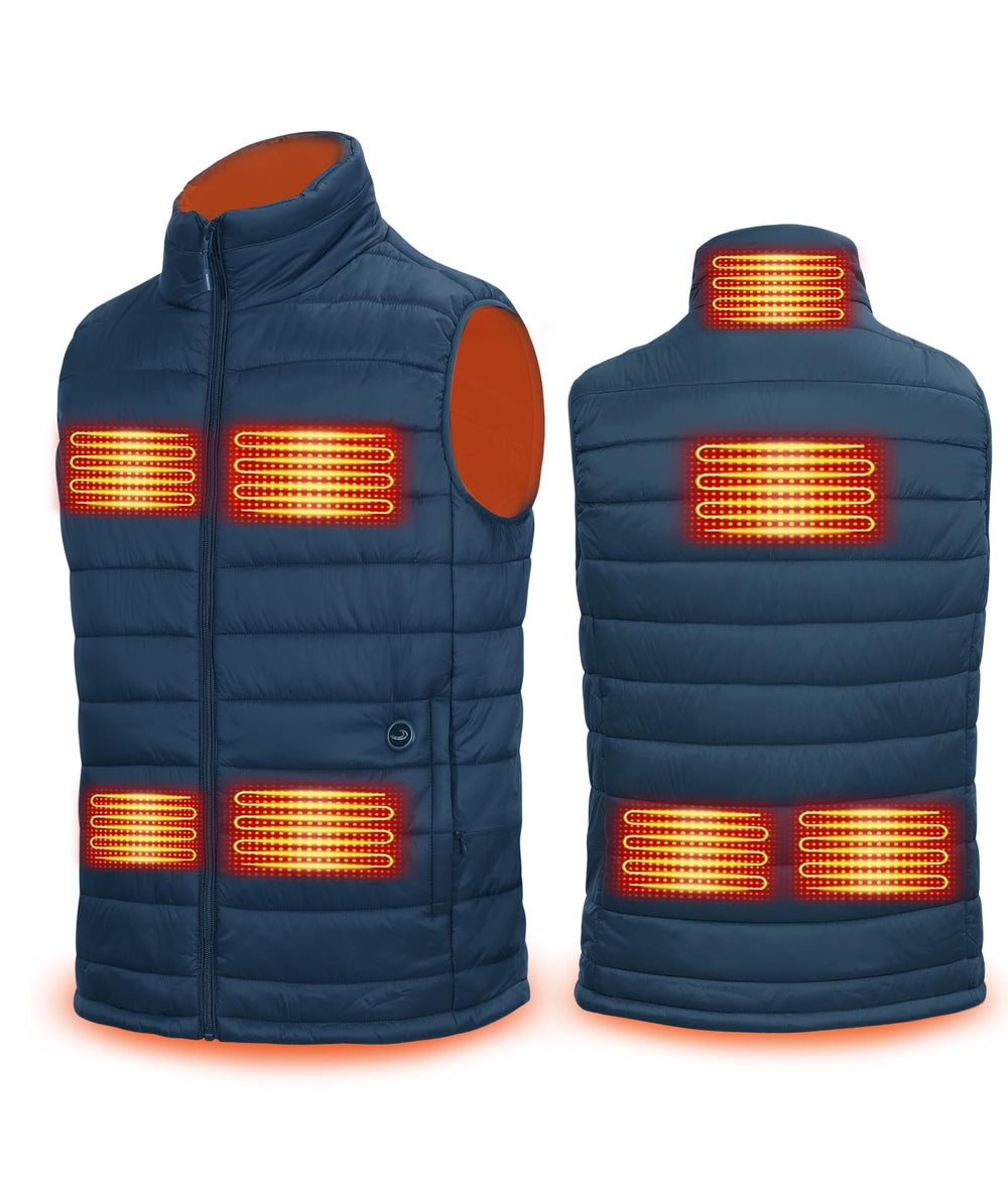 uupalee heated vest with battery pack provides all day warmth during outdoor activities