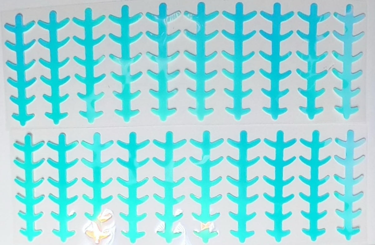 Glow UV Ladderback Decal Tape applied to fishing lure