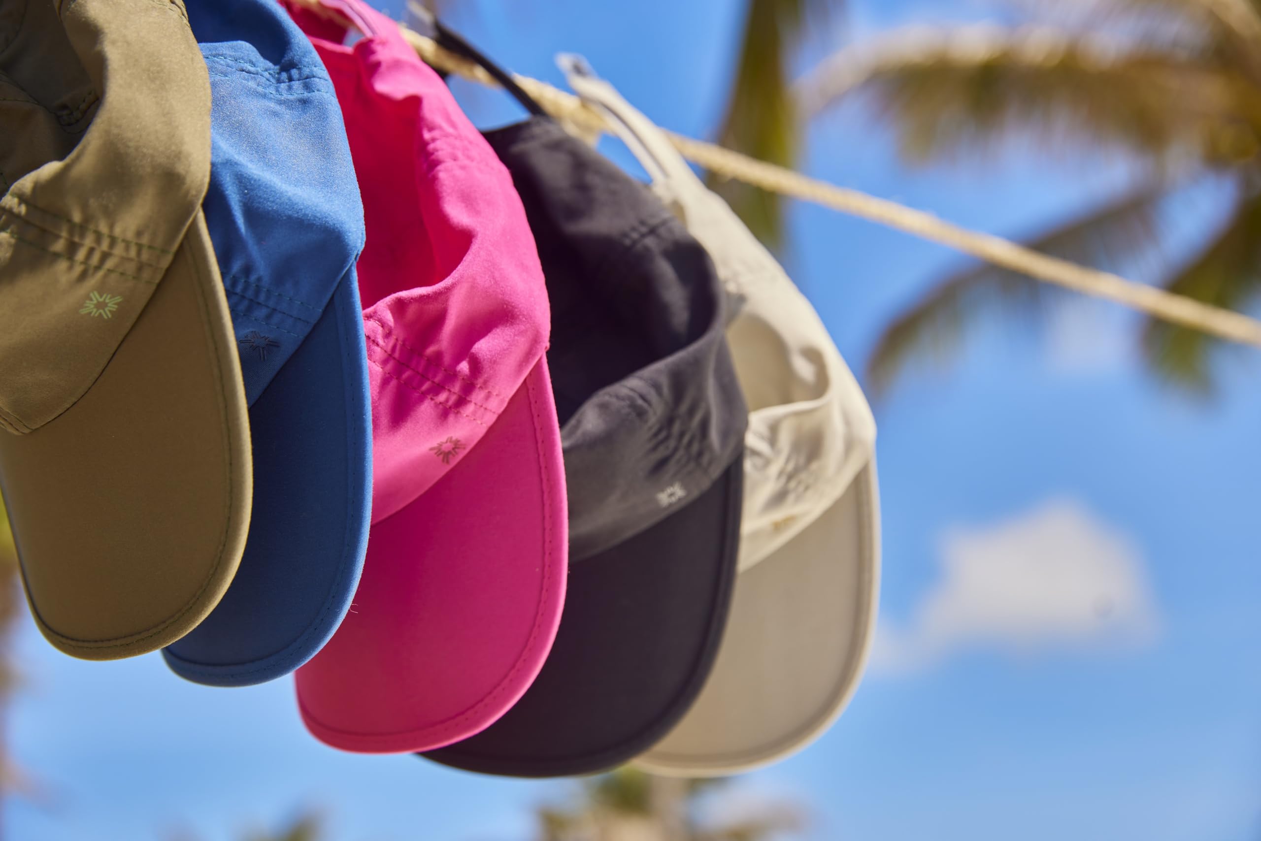 UV.LINE UV PRO Cap navy worn during outdoor run for versatile design