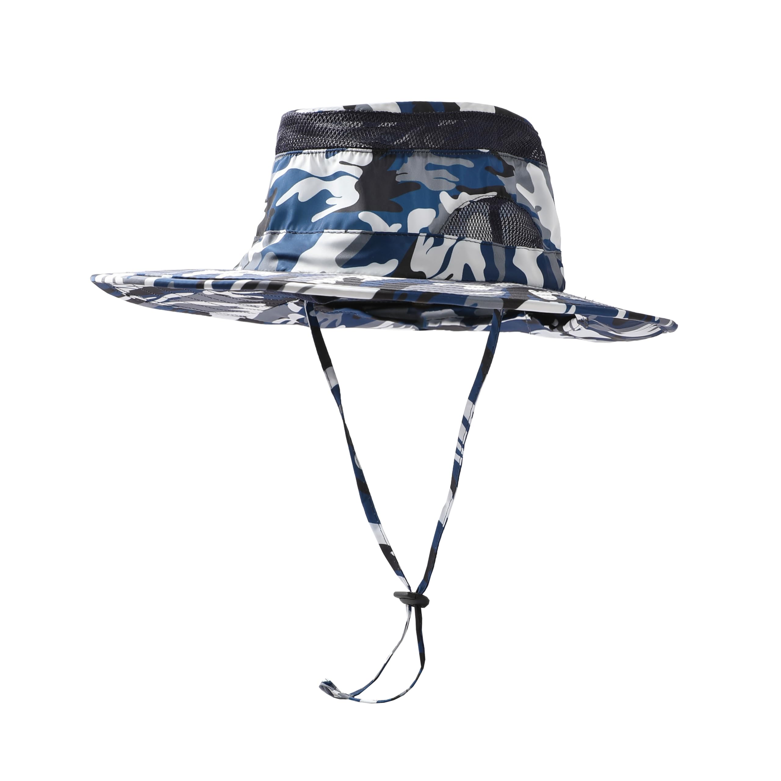 Close-up of breathable quick-dry fabric and mesh vents