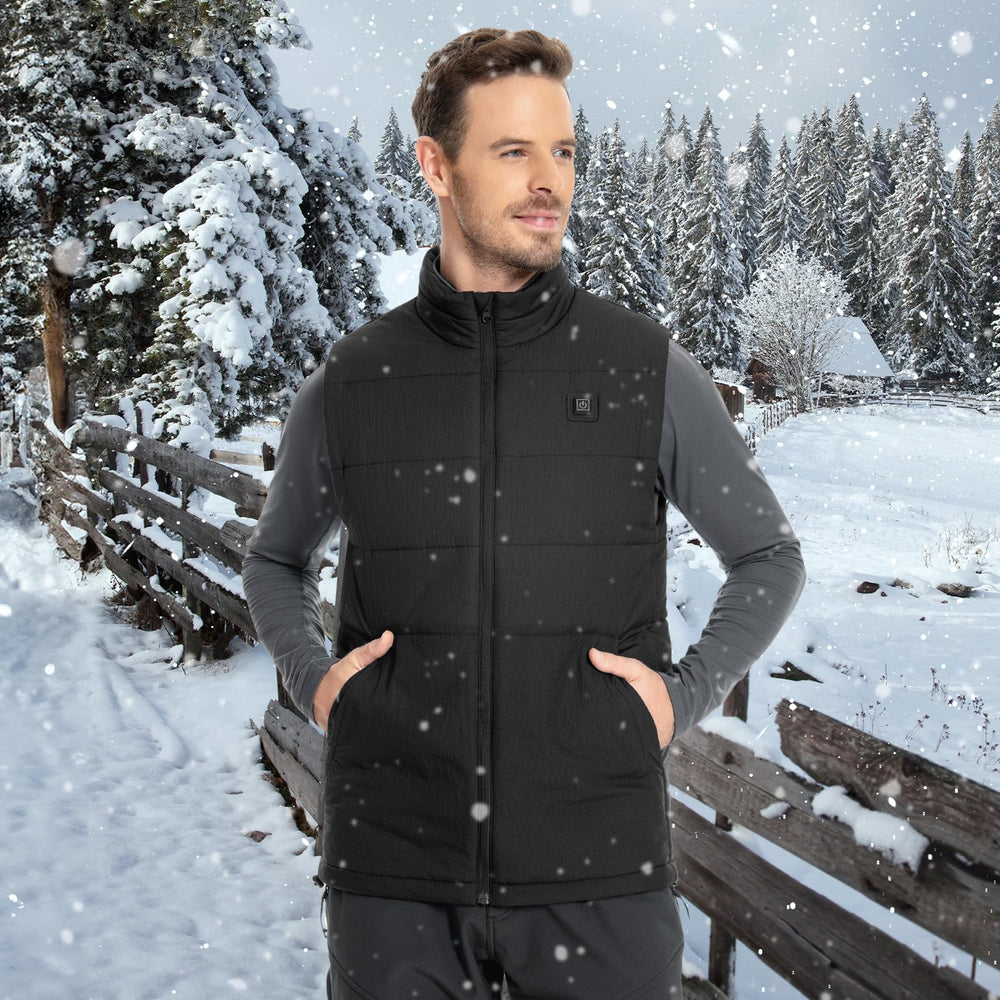 UVSAI heated vest chest heating pads provide targeted warmth