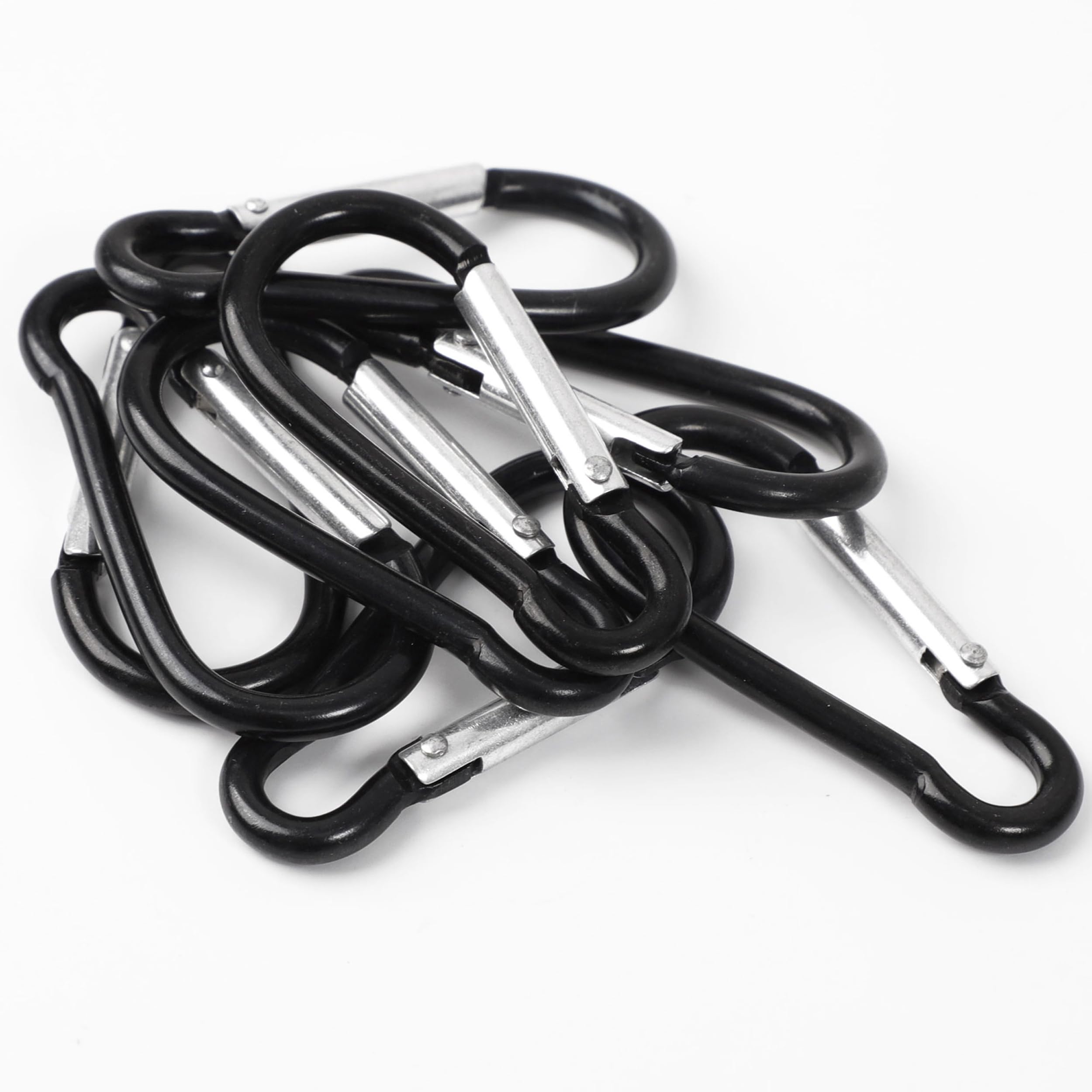 uxcell eight-piece kit showing diverse attachment points for keys ropes and tools