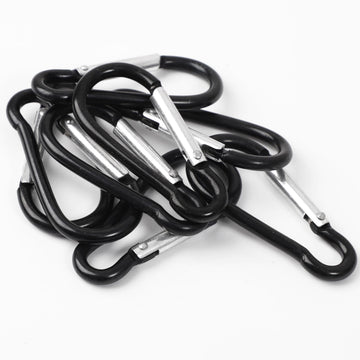 uxcell eight-piece kit showing diverse attachment points for keys ropes and tools