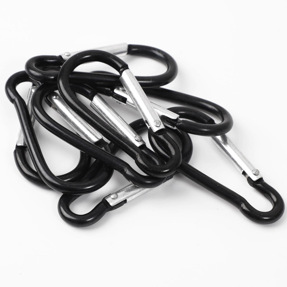 uxcell eight-piece kit showing diverse attachment points for keys ropes and tools