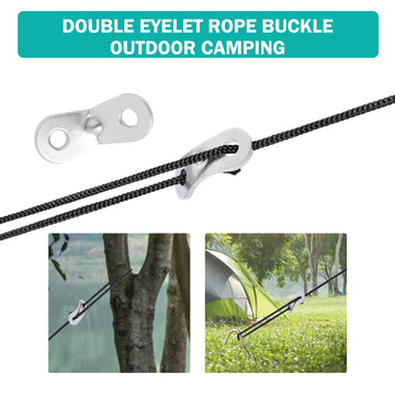 uxcell aluminum alloy tensioner provides durable rope control for outdoor use