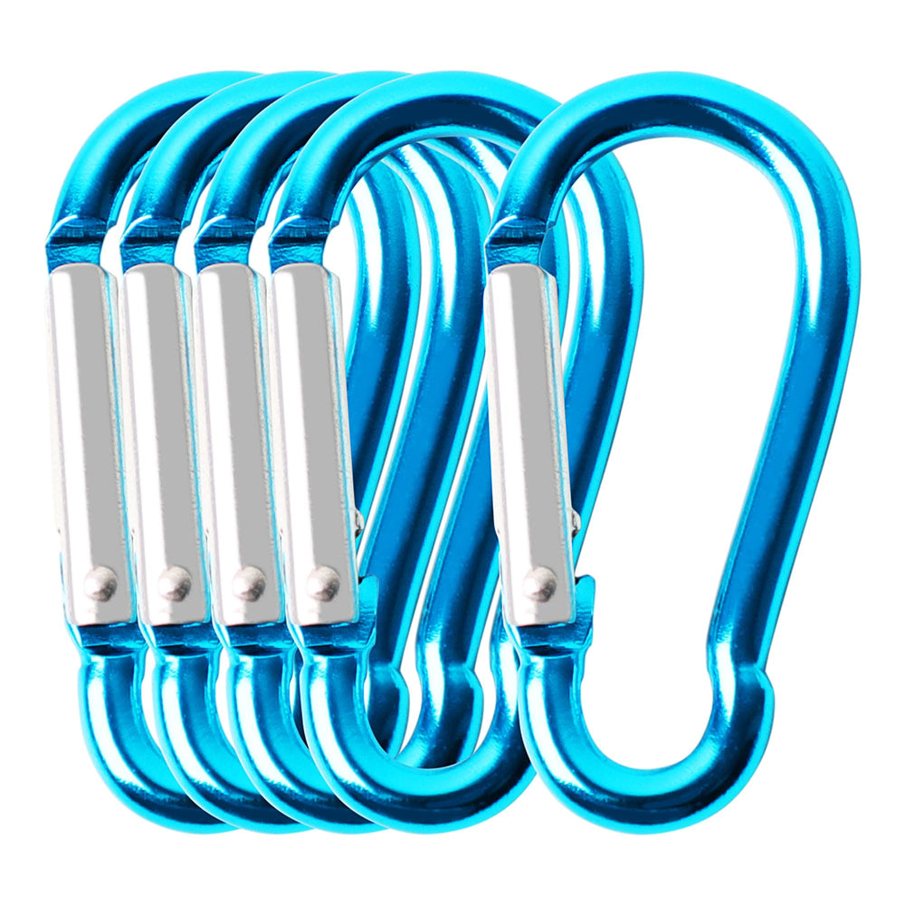 uxcell carabiner teal keychain clip design for versatile daily use