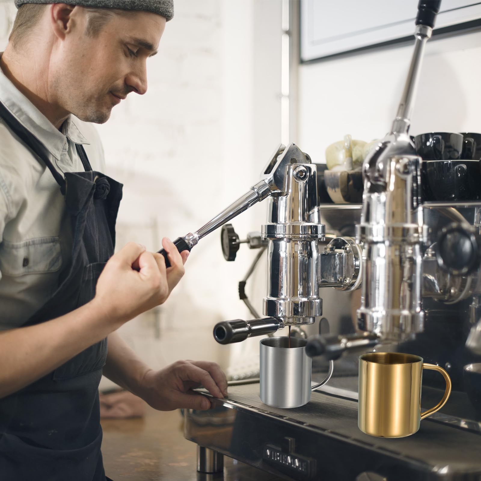 uxcell double-walled insulation preserves hot or cold drinks