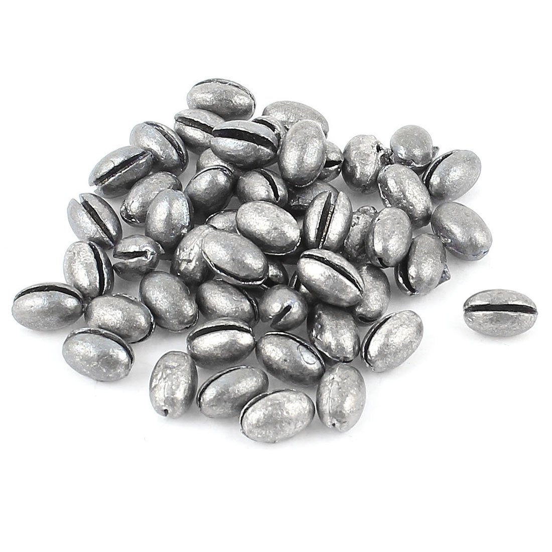 uxcell egg-shaped lead fishing weight for stable line casting in wind