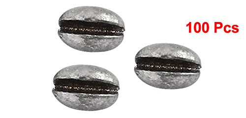 uxcell lead egg-shaped fishing weights ideal for quick sinking