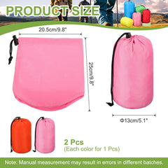 uxcell stuff sack with drawstring closure keeps gear secure