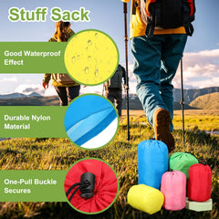 uxcell red stuff sack with rounded bottom supports heavier items without tearing.