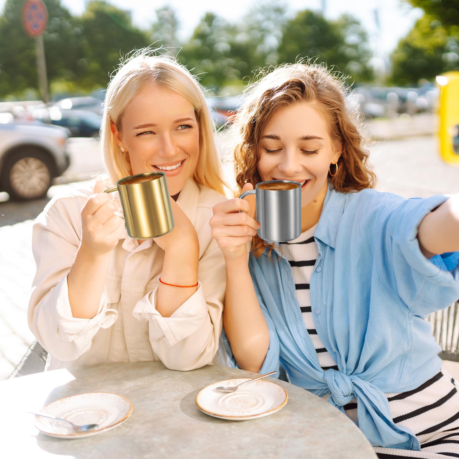 uxcell compact travel mug design for camping or commuting