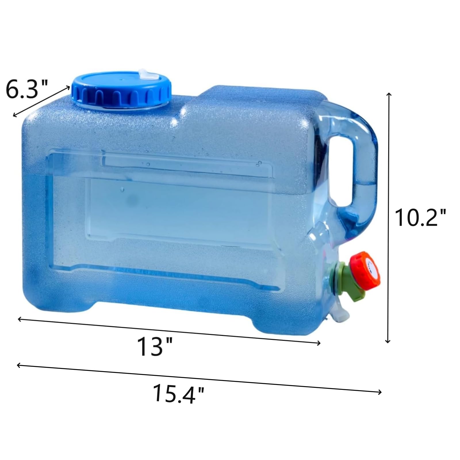 UXPEYIC portable water container with easy-carry handle for hikes.