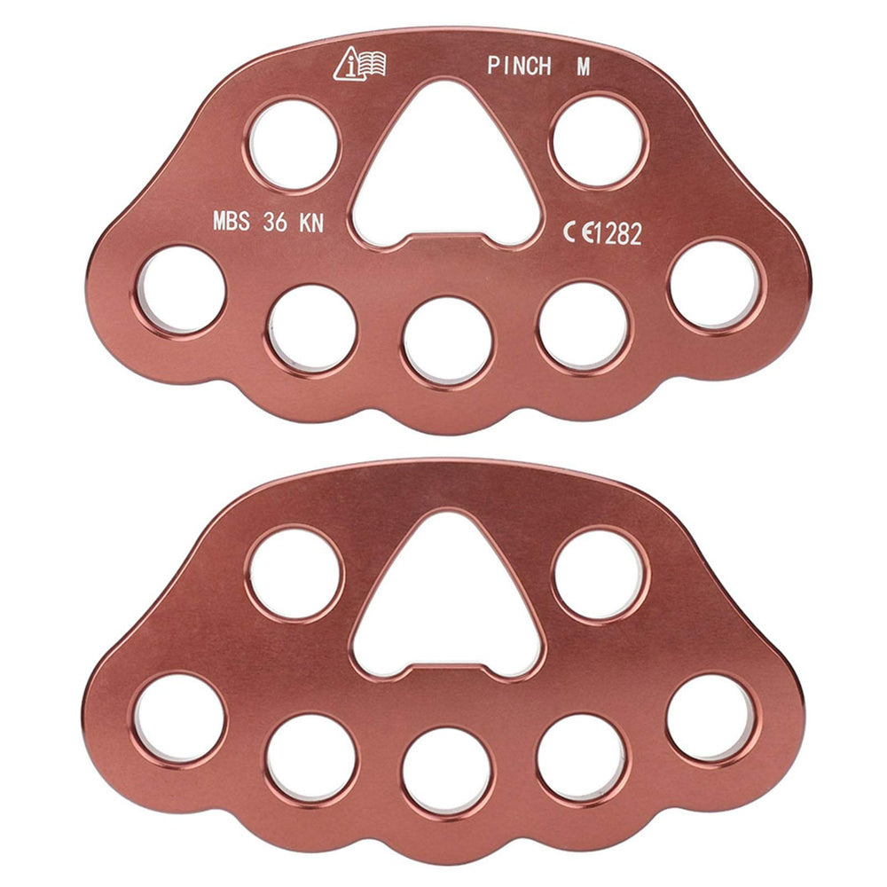 Uxsiya rock climbing gear supports rope systems and rope bridge attachments in the field.