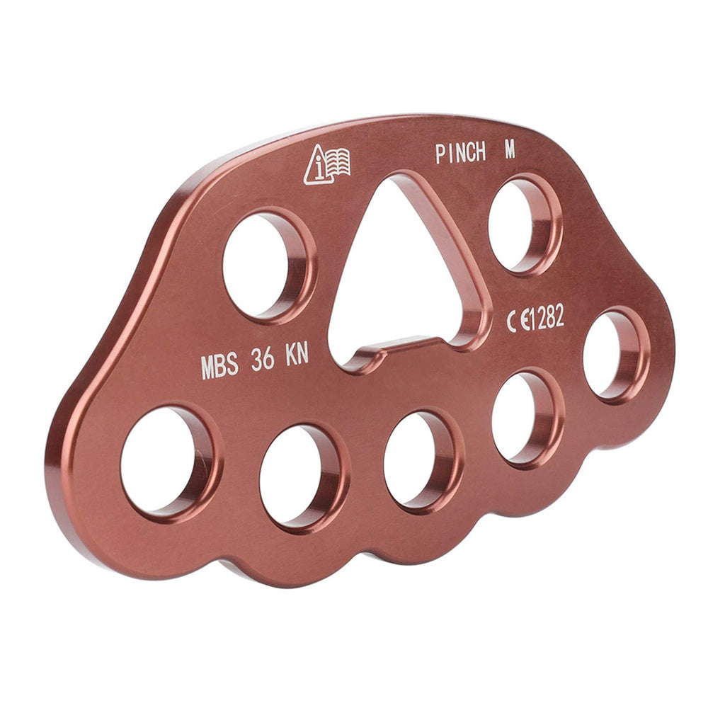 Uxsiya rope-bridge attachment plate anchors versatile climbing setups safely.