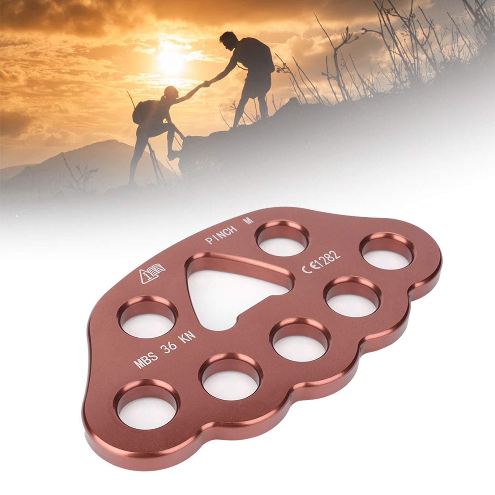 Uxsiya symmetric design improves load distribution across ropes for safer climbs.