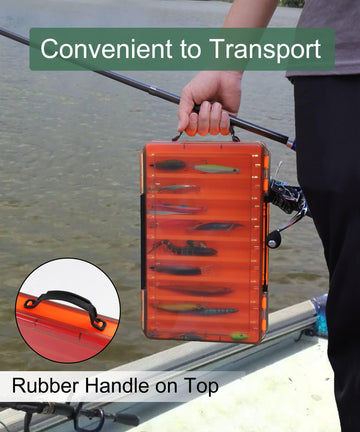Uxwuy lure box dimensions 13 x 8.5 x 1.8 inches