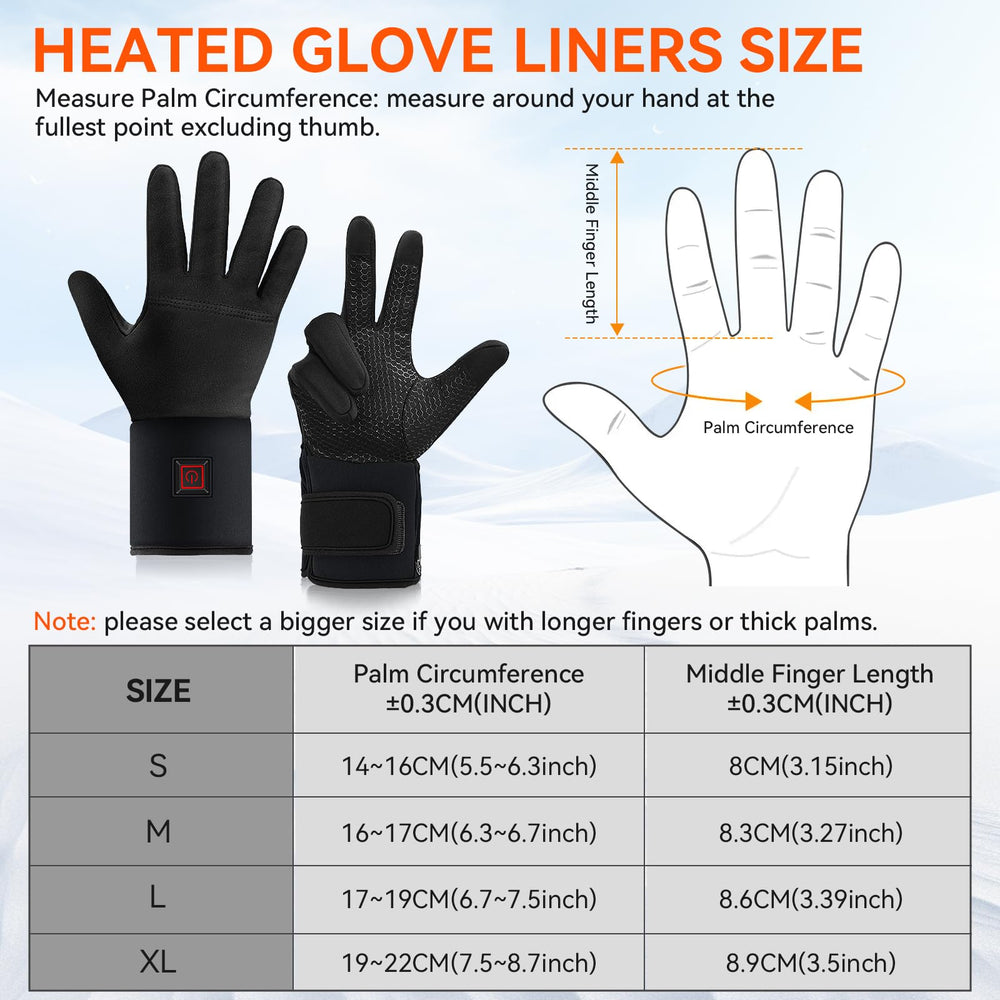 UYIPL heated gloves touchscreen compatibility lets you use devices without removing gloves.