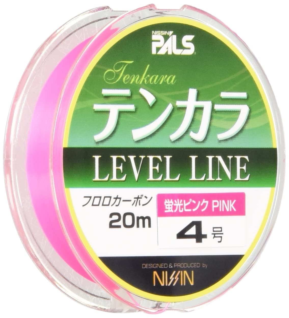 Uzaki Nissin Onilyu tenkara line 65-6-ft pink enhances visibility for accurate casting