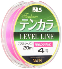 Uzaki Nissin Onilyu tenkara line 65-6-ft pink enhances visibility for accurate casting