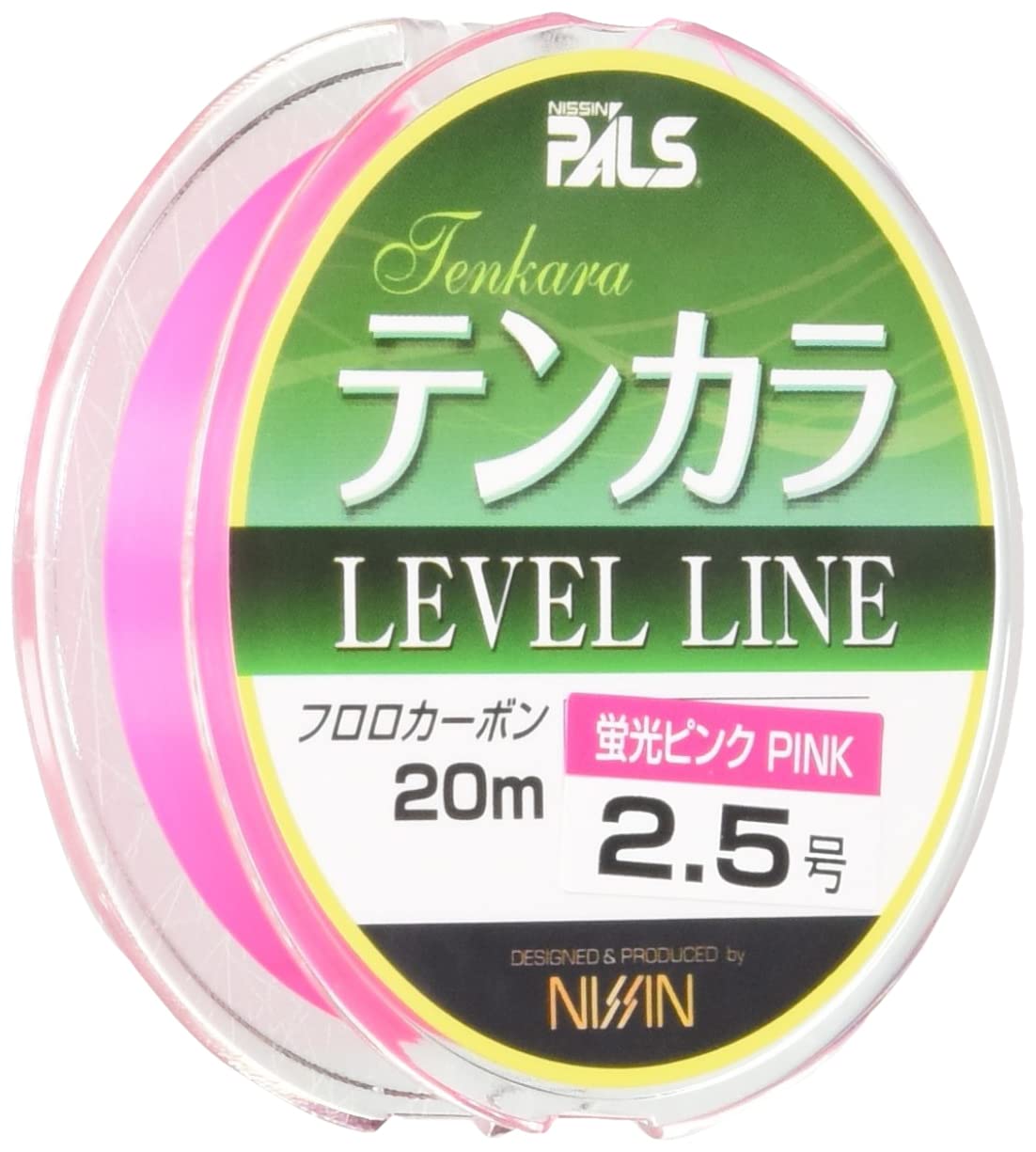 Uzaki Nissin Onilyu Tenkara Line in pink with high visibility for precise casting.