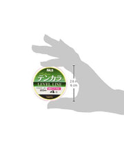 Uzaki Nissin Onilyu tenkara line high-visibility pink color improves line tracking during casting