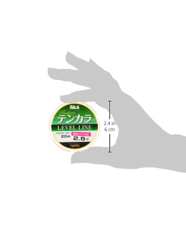 Uzaki Nissin Onilyu Tenkara Line No. 2.5 in pink offers flexible fluorocarbon performance.
